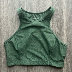 Outdoor Voices Athena Crop Top ✧  Hunter Green ✧ Size M